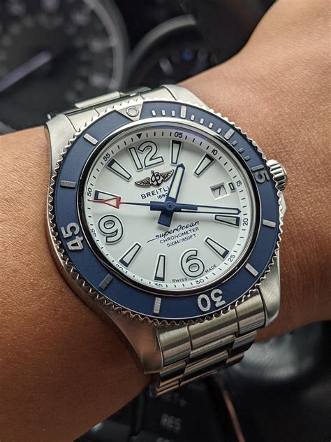 breitling superocean recensione|breitling superocean 42 white.